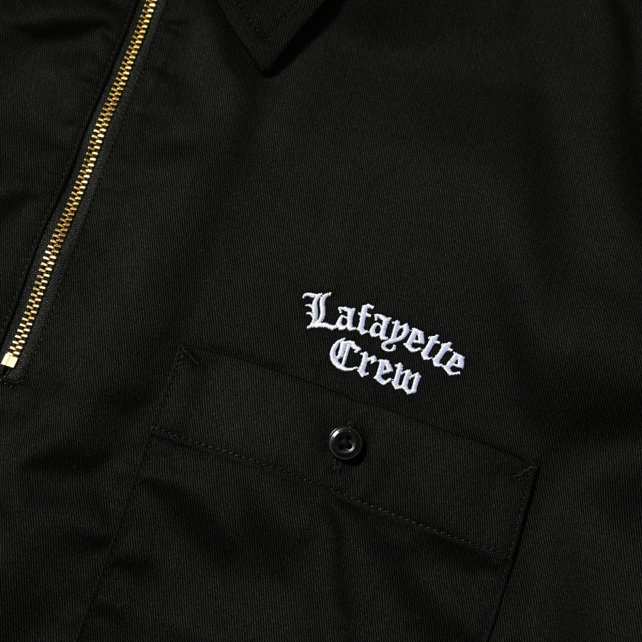 LFYT : DICKIES × LFYT HALF ZIP WORK SHIRT