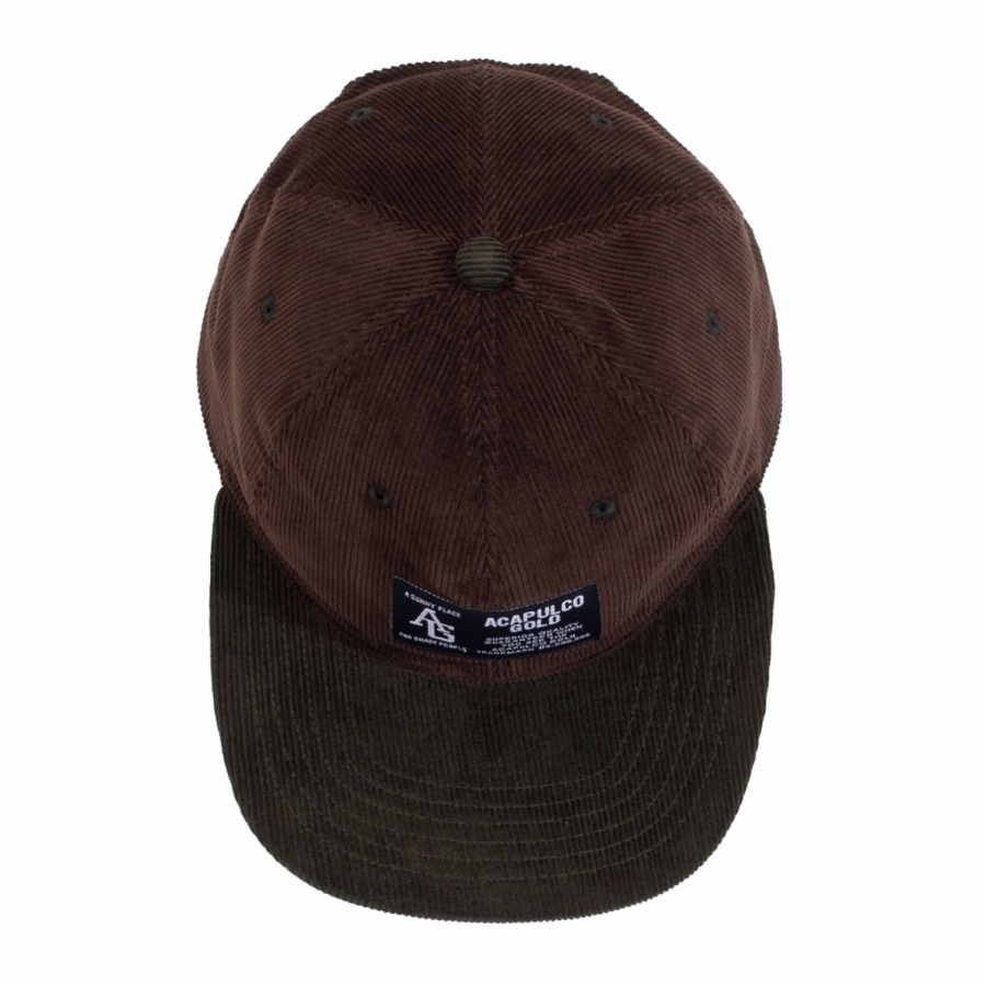 ACAPULCO GOLD :  TWO-TONE CORD 6 PANEL CAP