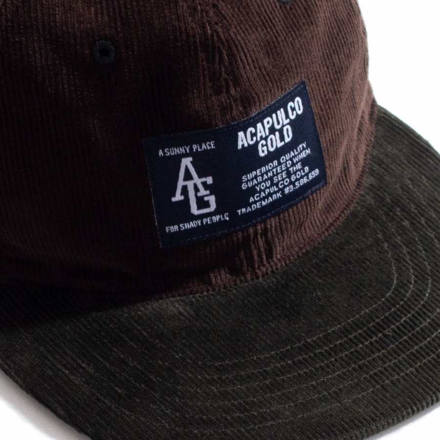 ACAPULCO GOLD :  TWO-TONE CORD 6 PANEL CAP