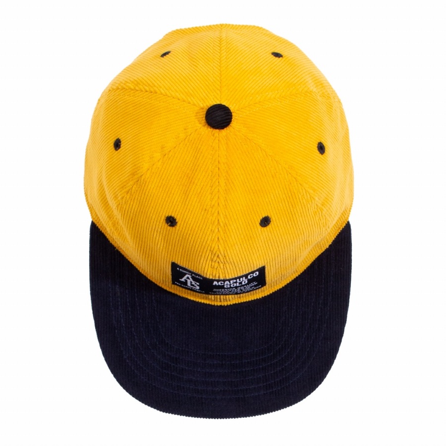 ACAPULCO GOLD :  TWO-TONE CORD 6 PANEL CAP