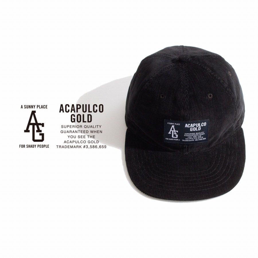 ACAPULCO GOLD :  TWO-TONE CORD 6 PANEL CAP