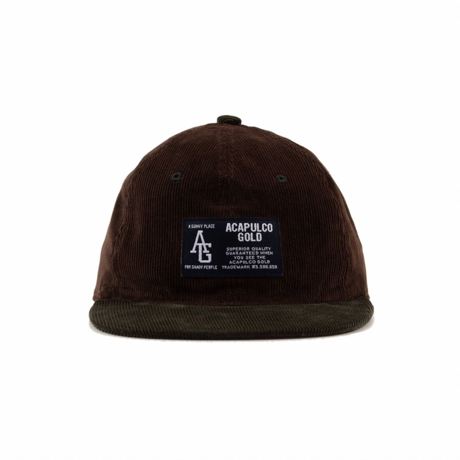 ACAPULCO GOLD :  TWO-TONE CORD 6 PANEL CAP