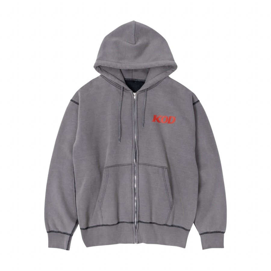 INTERBREED : KING OF DIGGIN’ x INTERBREED “Faded Zip Hoodie”