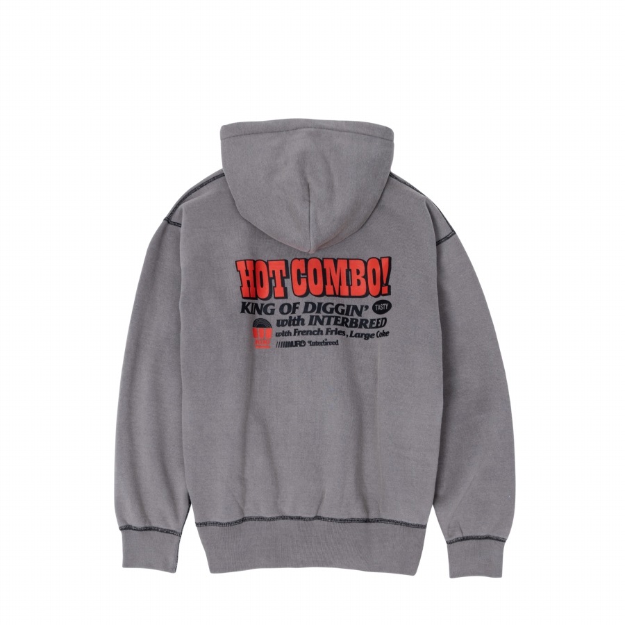 INTERBREED : KING OF DIGGIN’ x INTERBREED “Faded Zip Hoodie”