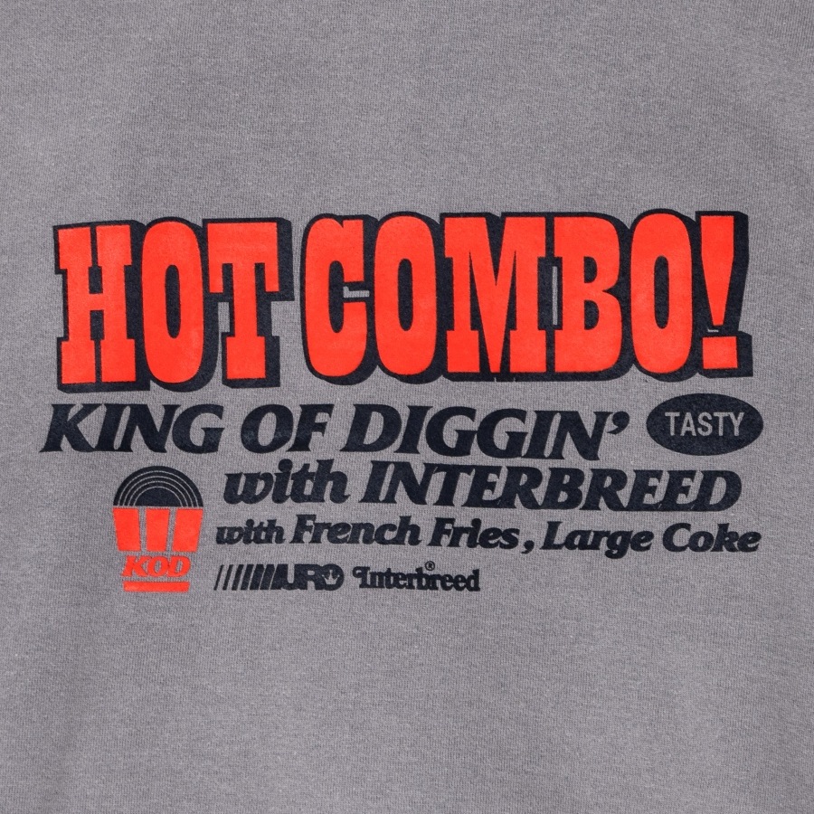 INTERBREED : KING OF DIGGIN’ x INTERBREED “Faded Zip Hoodie”