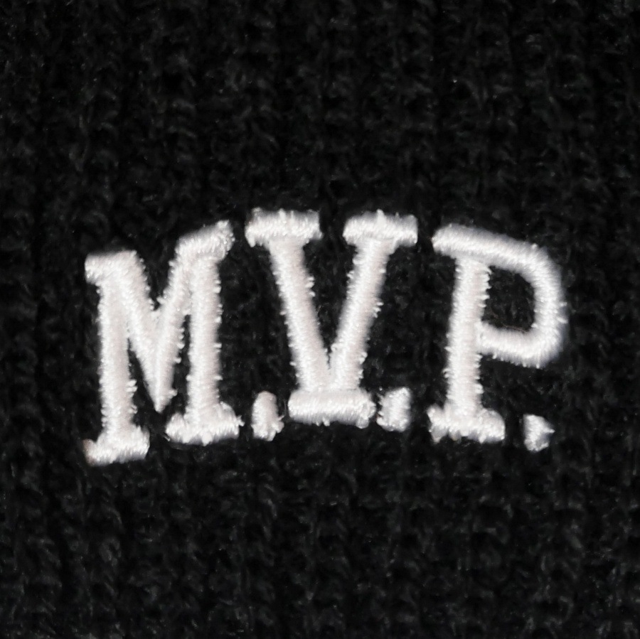 M.V.P. : Embroidery M.V.P. Logo Knit Cap