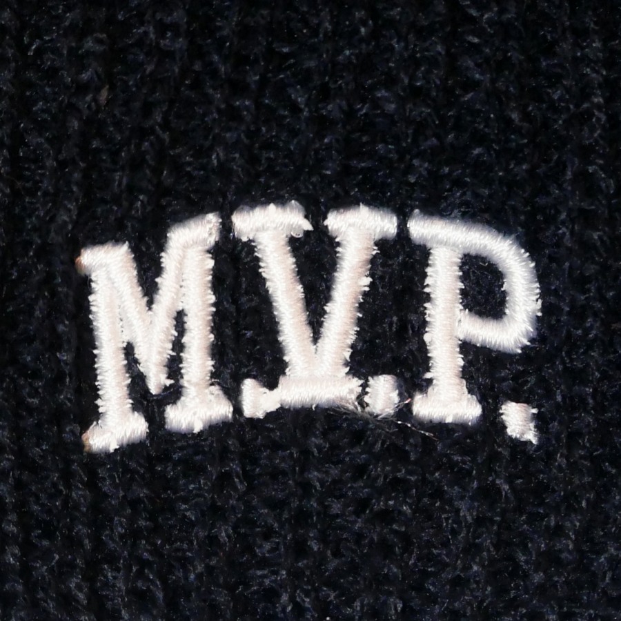 M.V.P. : Embroidery M.V.P. Logo Knit Cap