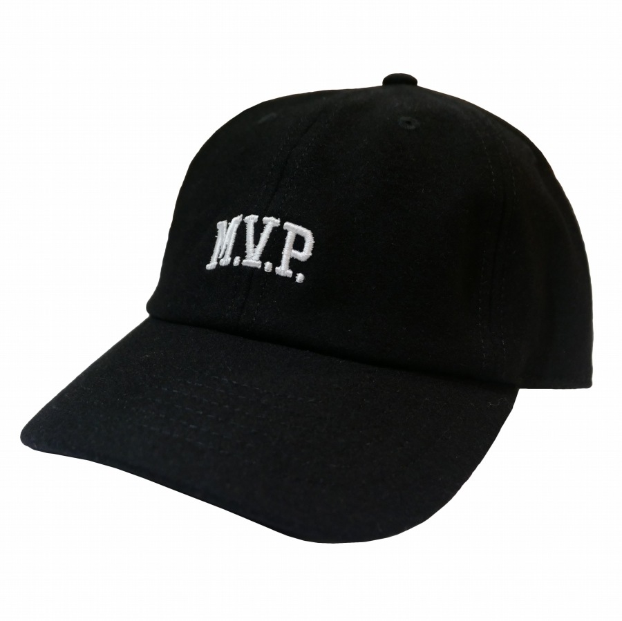 M.V.P. : Embroidery M.V.P. Logo Wool 6P Dad Cap