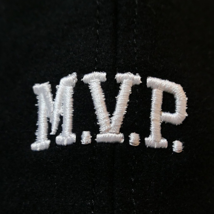 M.V.P. : Embroidery M.V.P. Logo Wool 6P Dad Cap