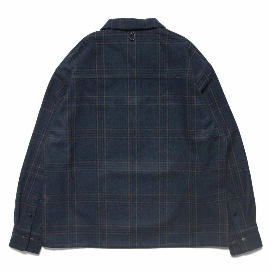 HAIGHT : FLANNEL HALF ZIP SHIRT