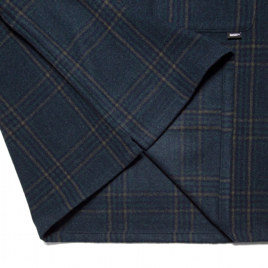 HAIGHT : FLANNEL HALF ZIP SHIRT