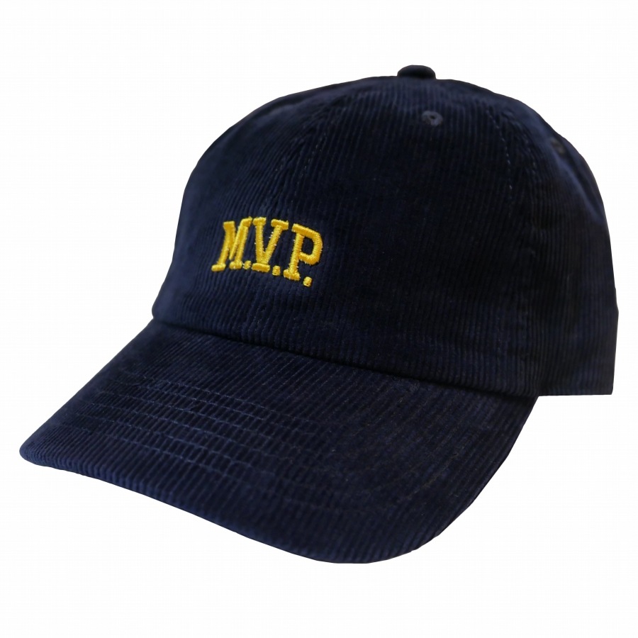 M.V.P. : Embroidery M.V.P. Logo Corduroy 6P Dad Cap