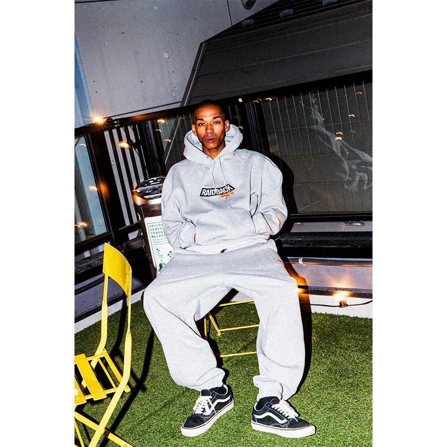HAIGHT : RAIDBACK ARCH LOGO SWEAT PANTS