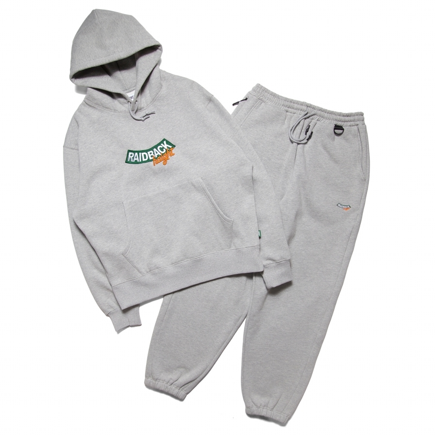HAIGHT : RAIDBACK ARCH LOGO SWEAT PANTS