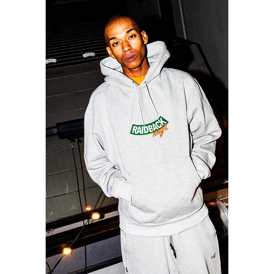HAIGHT : RAIDBACK ARCH LOGO HOODIE