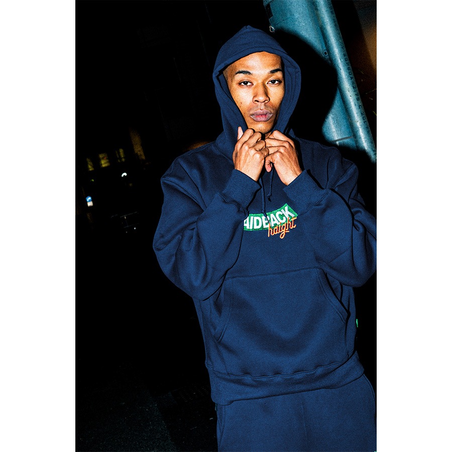 HAIGHT : RAIDBACK ARCH LOGO HOODIE