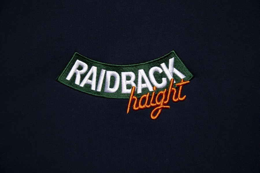 HAIGHT : RAIDBACK ARCH LOGO HOODIE
