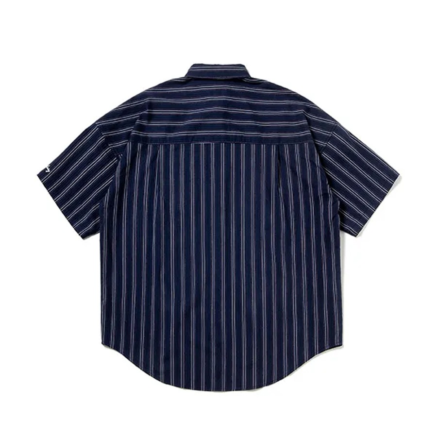 430 : S/S STRIPE BIG SHIRT