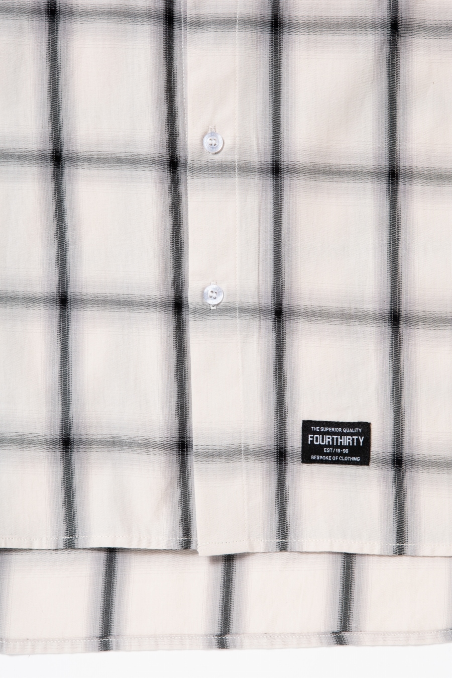 430 : S/S OMBRE CHECK SHIRT