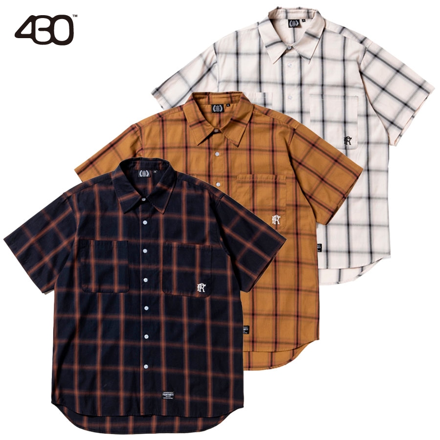 430 : S/S OMBRE CHECK SHIRT