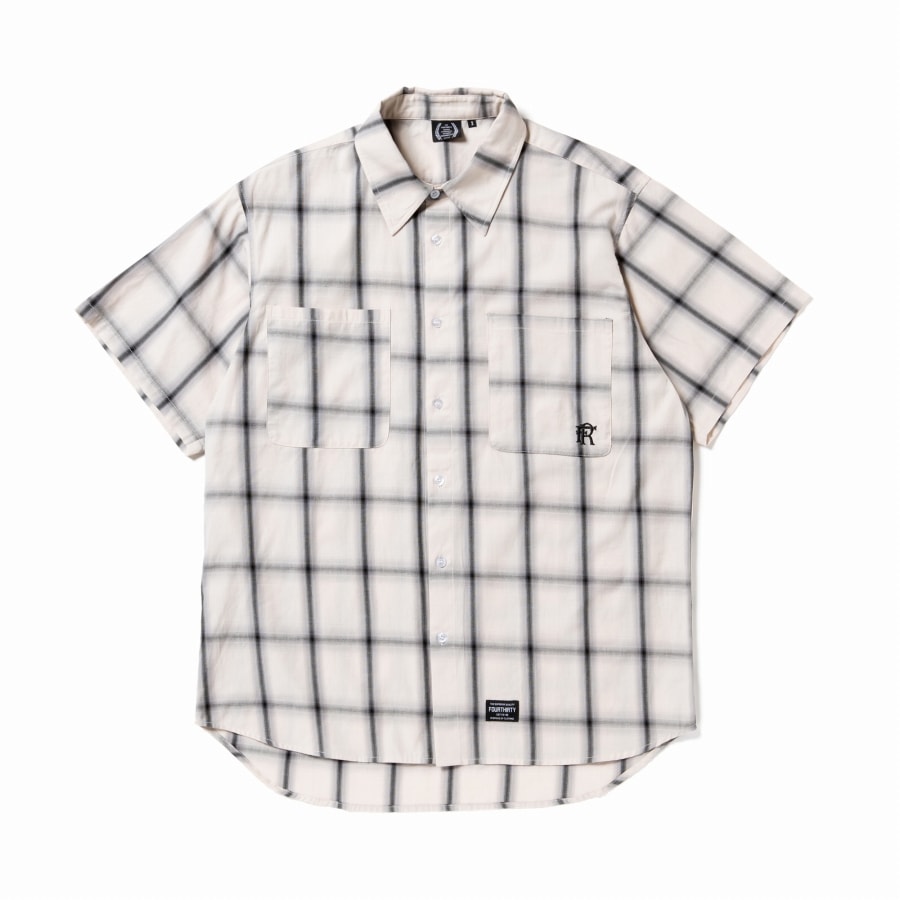 430 : S/S OMBRE CHECK SHIRT