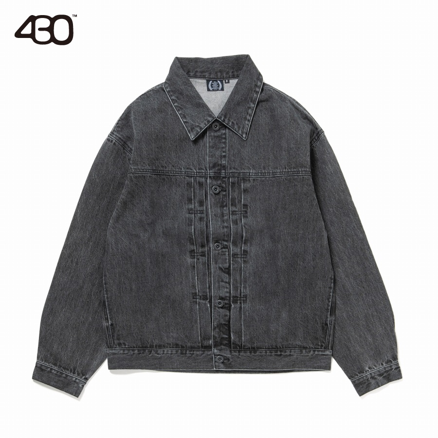 430 : SLVG DENIM JACKET H-WASH