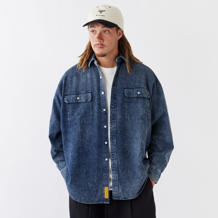 FAT エフエーティー デニムシャツ TACK D TACK D｜FAT ONLINE SHOP | FATYO.COM