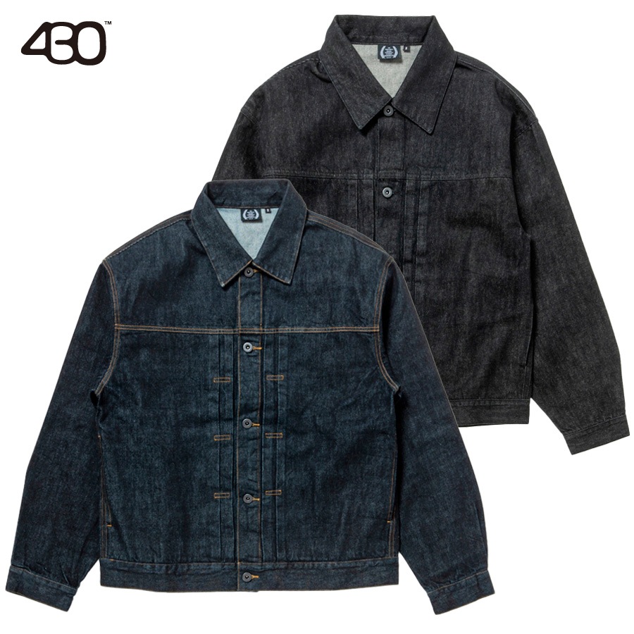 430 : SLVG DENIM JACKET 1-WASH