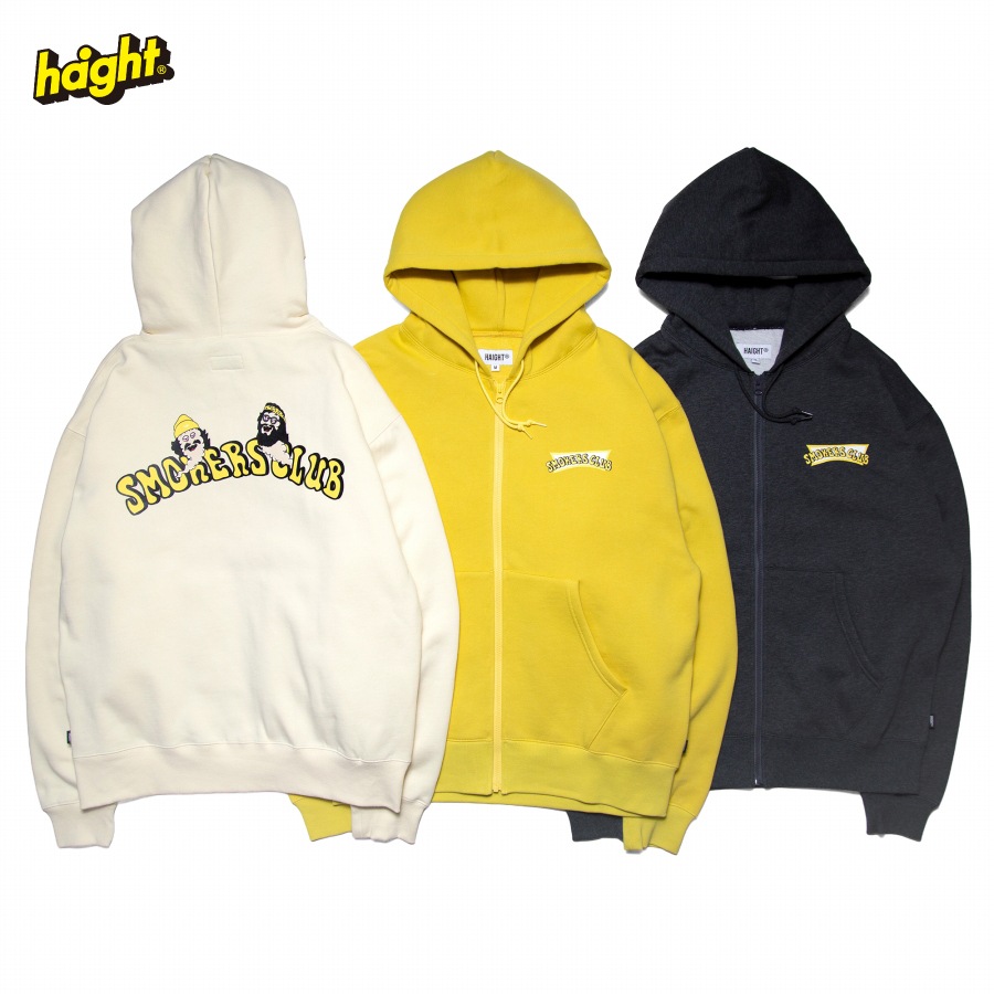 HAIGHT : SMOKERS CLUB V4 ZIP HOODIE