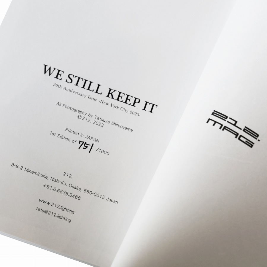 212.MAG : #30 “WE STILL KEEP IT”