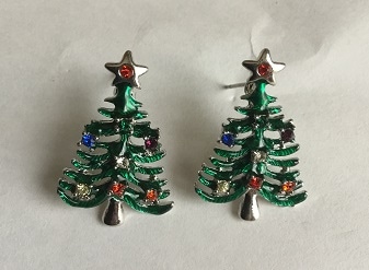 クリスマスツリーのピアス クリスマスピアス AE14848 ツリー