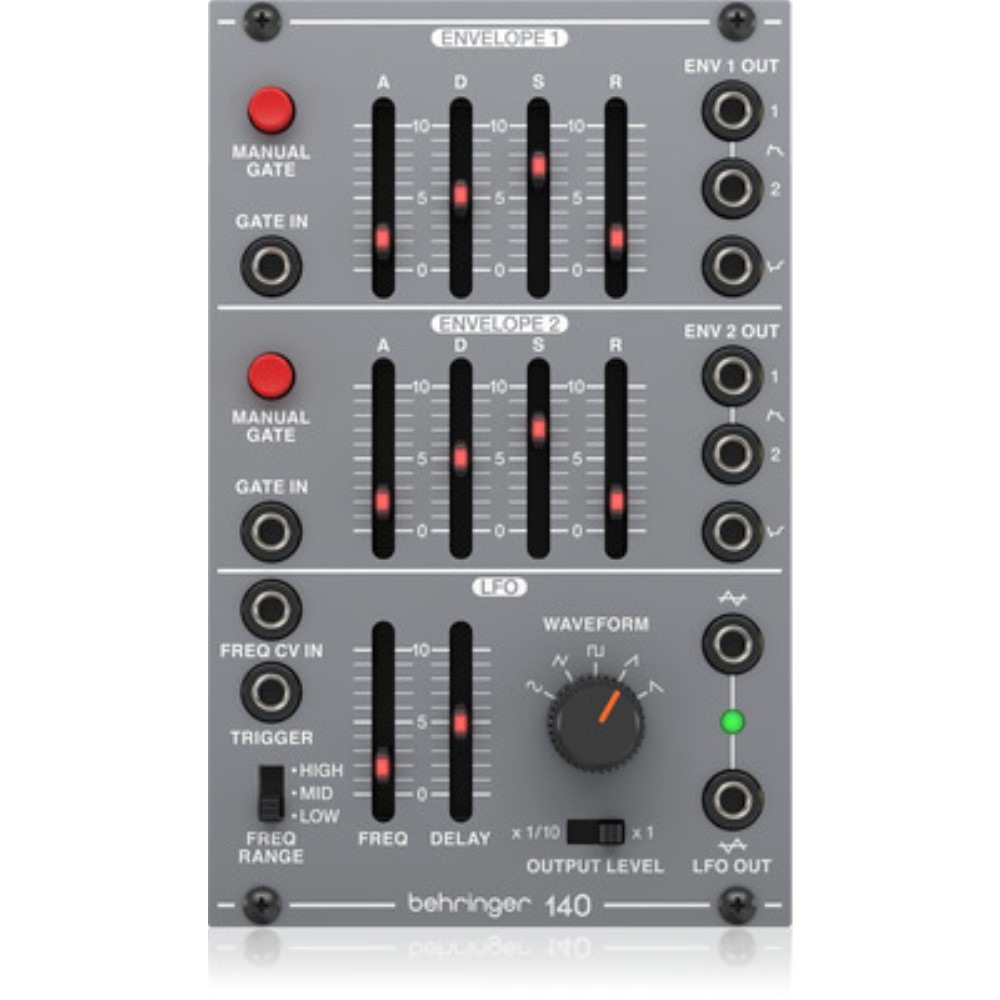 鍵盤楽器 Behringer 140 DUAL ENVELOPE / LFO BEHRINGER 140 DUAL ENVELOPE/LFO モジュラーシンセサイザー | Hibino