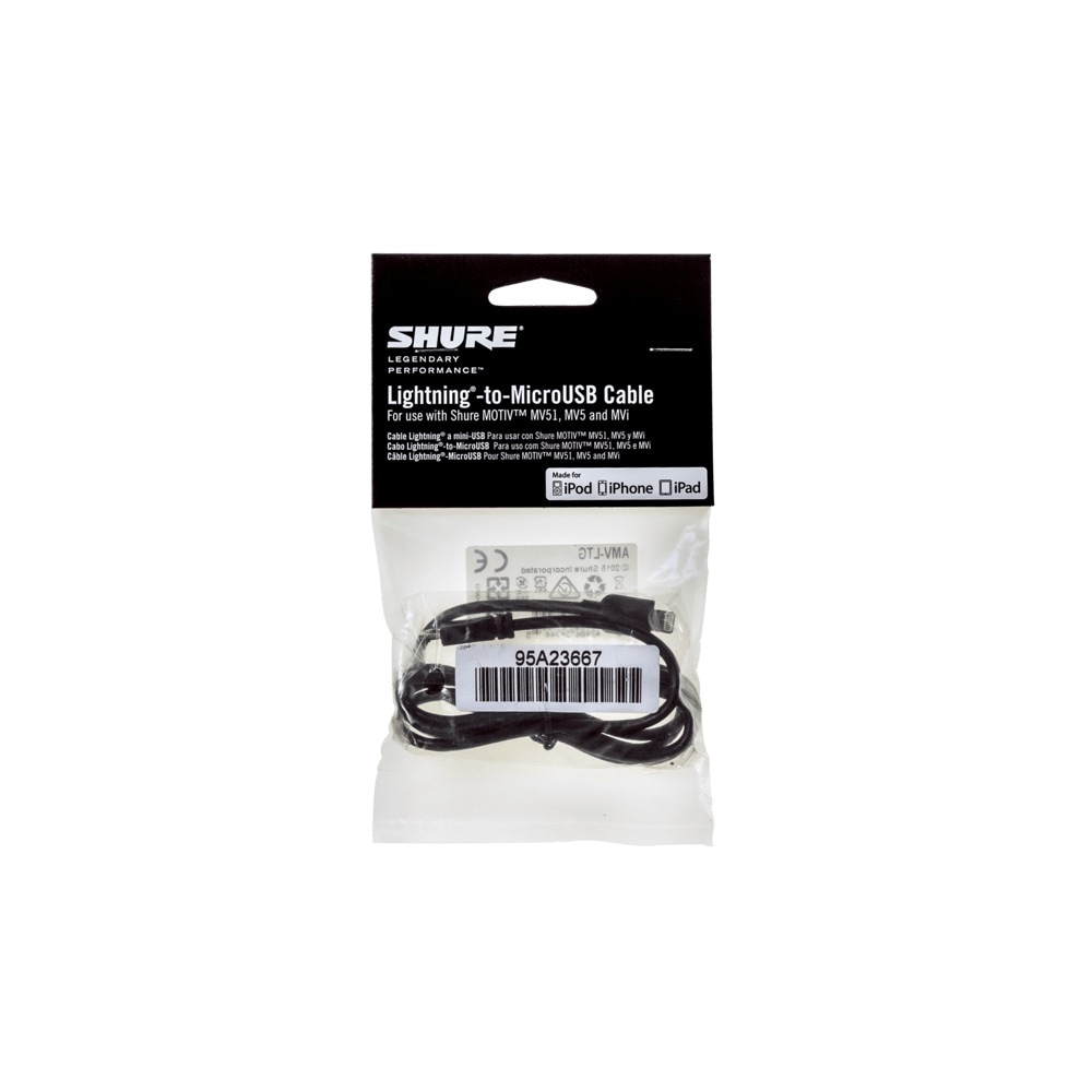 【美品】MV51 SHURE Lightningケーブル付き Amazon.co.jp: Shure MV51 デジタル大型ダイアフラム