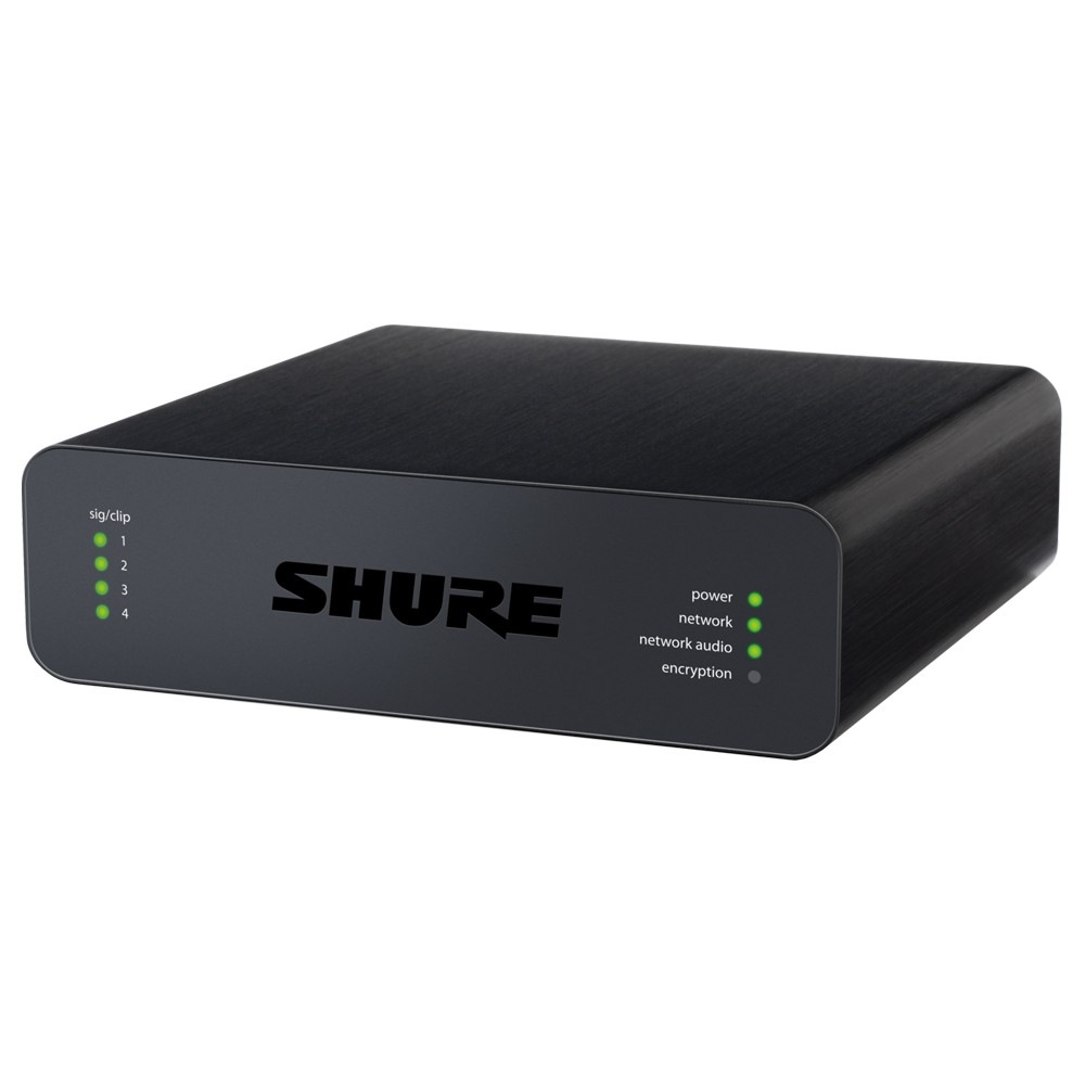 配信機器・PA機器・レコーディング機器 Shure ANI4IN Shure ANI4IN-BLOCK Dante 入力インターフェース｜Hibino.com