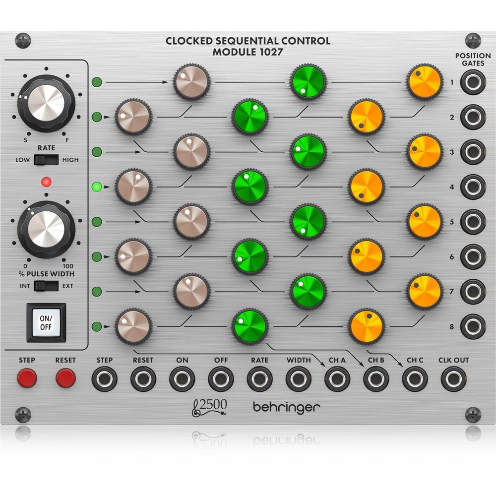 BEHRINGER CLOCKED SEQUENTIAL CTRL. 1027 モジュラーシンセサイザー