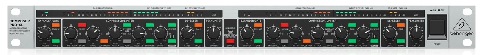 BEHRINGER MDX2600 V2 COMPOSER PRO-XL 2ch / ステレオコンプレッサー