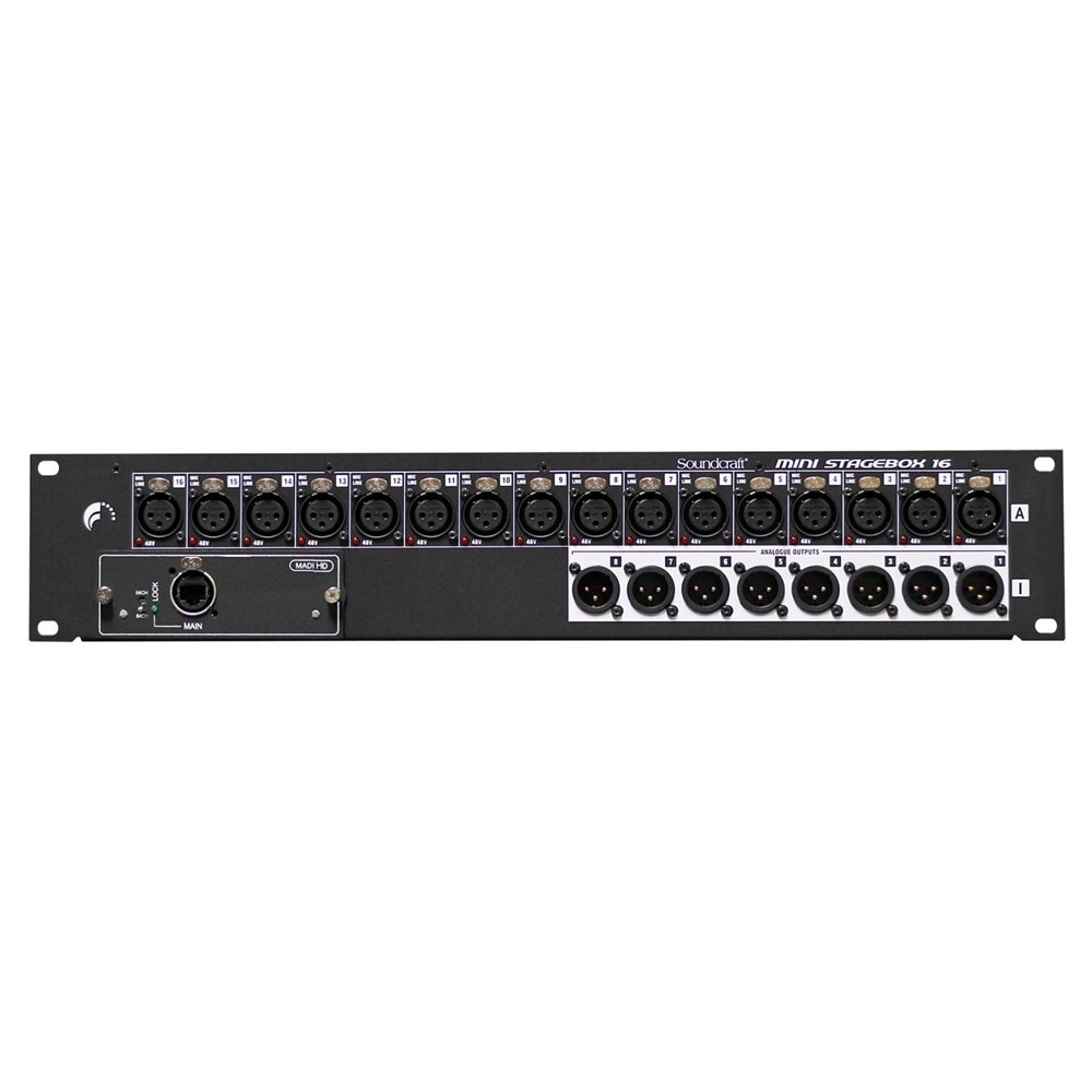 Soundcraft Mini Stagebox 16R ステージボックス | Hibino.com ヒビノ