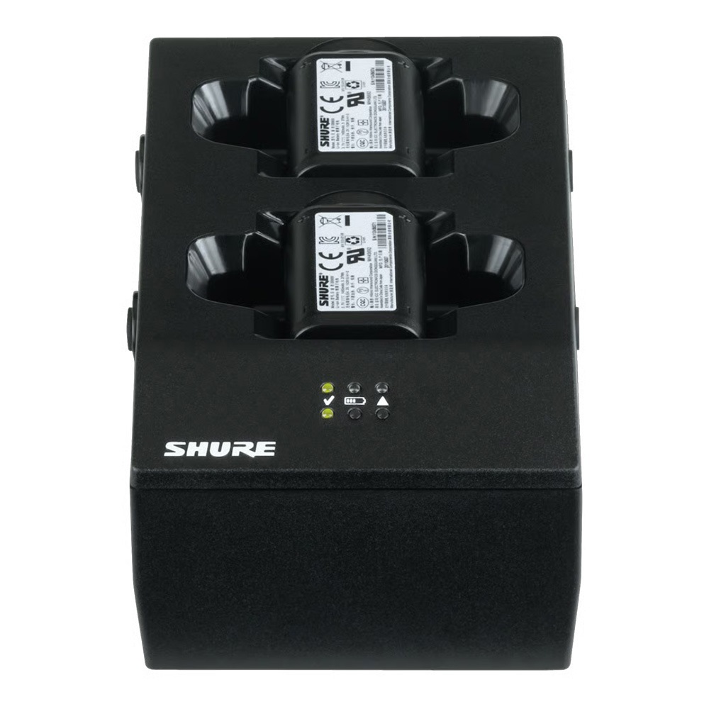 SHURE SBC200 ワイヤレス用充電器　mc98 Shure SBC200-J 2ポート充電器 （電源アダプター付属） | Hibino.com