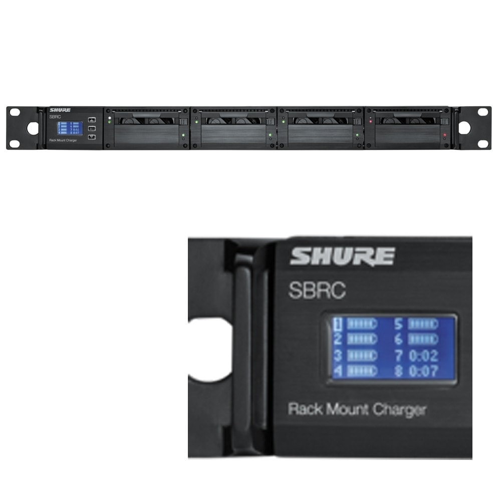 Shure SBRC-J ラックマウント型充電ステーション | Hibino.com ヒビノ