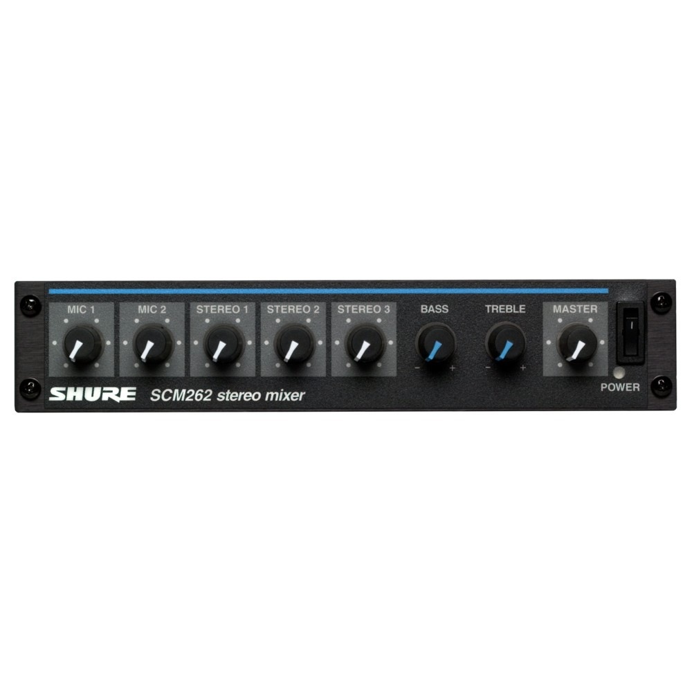 SHURE SCM262 ステレオミキサー【動作未確認】 SHURE SCM262 Stereo Mixer Instruction Manual