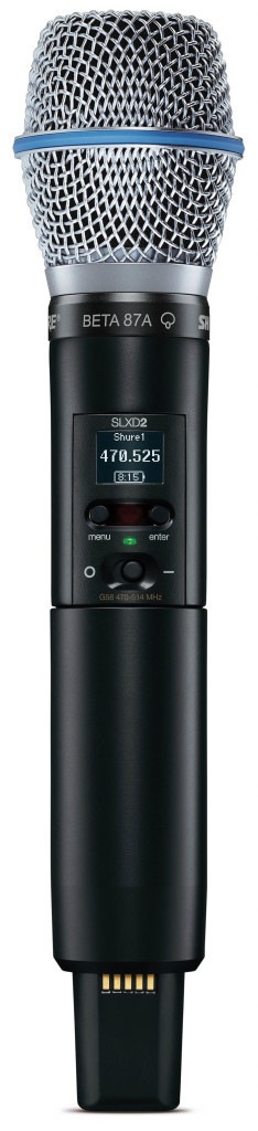 新品　Shure SLXD2/B87A=-JB ワイヤレスマイク Shure SLXD2/B87A-JB ハンドマイク送信機 SLXD2/B87A=-JB ワイヤレス
