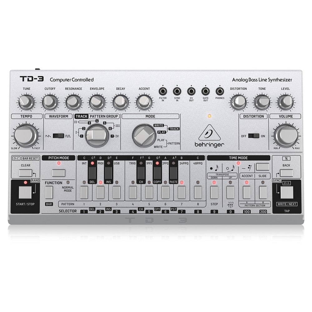 BEHRINGER TD-3-SR アナログ ベースライン シンセサイザー｜FULL-TEN