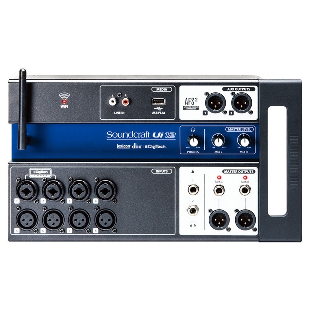 Soundcraft Ui12 12chデジタルミキサー (ミキシングコンソール) 箱傷み