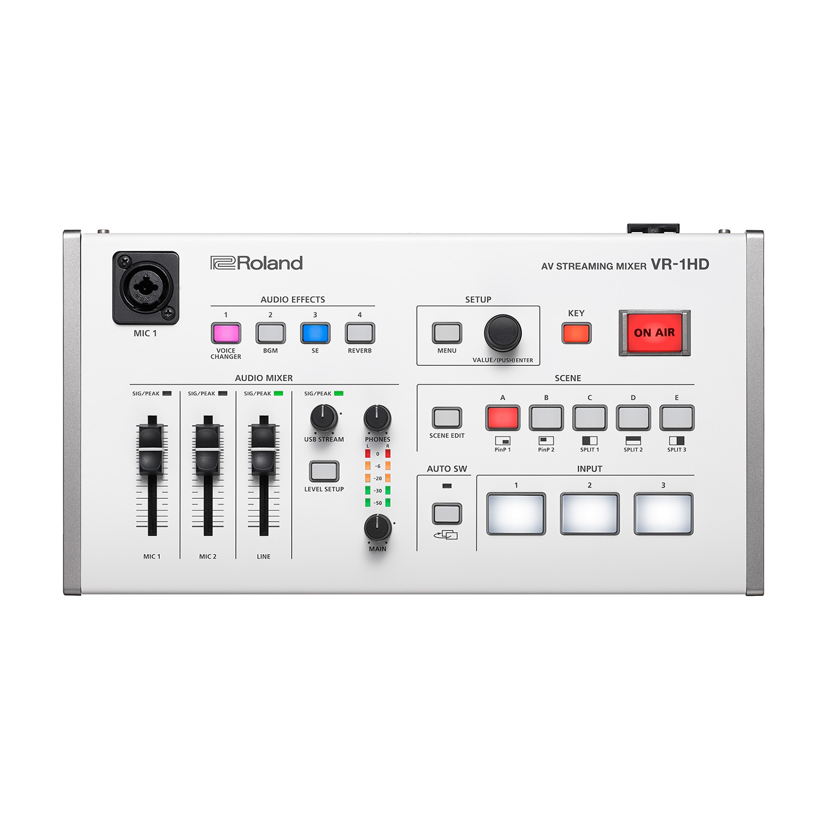 【中古良品】Roland AVストリーミングミキサー VR-1HD Roland VR-1HD AVストリーミング・ミキサー HDMI入力3系統 USB