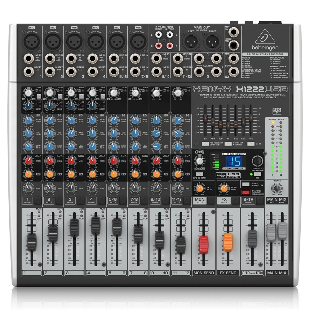 BEHRINGER X1222USB XENYX｜12chアナログミキサー｜国内正規品 Hibino