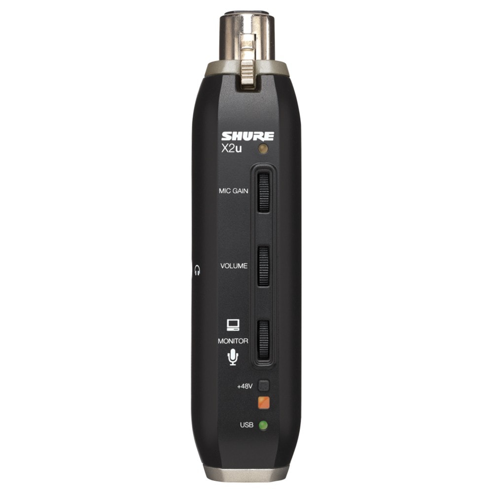 SHURE MVX2U オーディオインターフェース 美品 Shure MVX2U デジタルオーディオインターフェース XLR端子マイク
