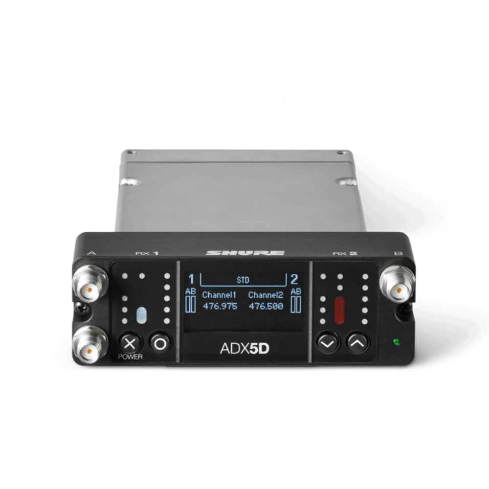 Shure ADX5DJ=-A 2chワイヤレスマイク受信機 ADX5DJ-A | Hibino.com