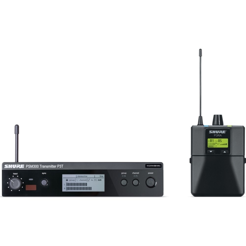 SHURE PSM300 P3TR イヤモニセット ワイヤレスイヤーモニター