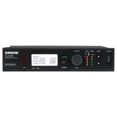 中古動作品SHURE シュアー ULXD4D-AB 受信機➕アンテナ➕マイク1本 中古動作品SHURE シュアー ULXD4D-AB 受信機➕アンテナ➕マイク1