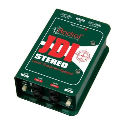 RADIAL ProAV2 AV機器用ステレオパッシブDI ダイレクトボックス